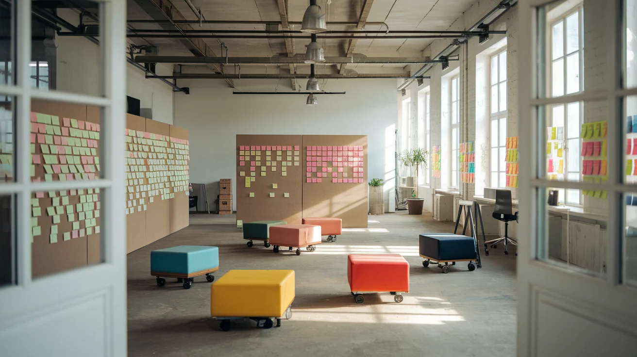 Salle de séminaire pour un temps de transformation d'entreprise