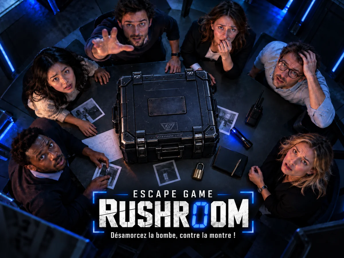 Rushroom, la bombe et le chronomètre