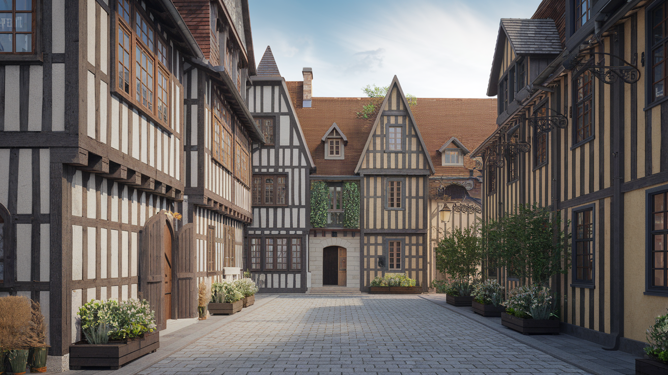 Vieux-Rouen à colombages
