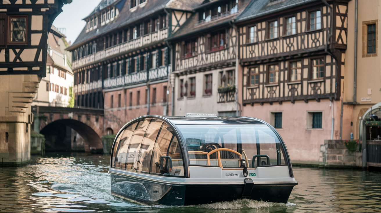 Bateau sur l'Ill