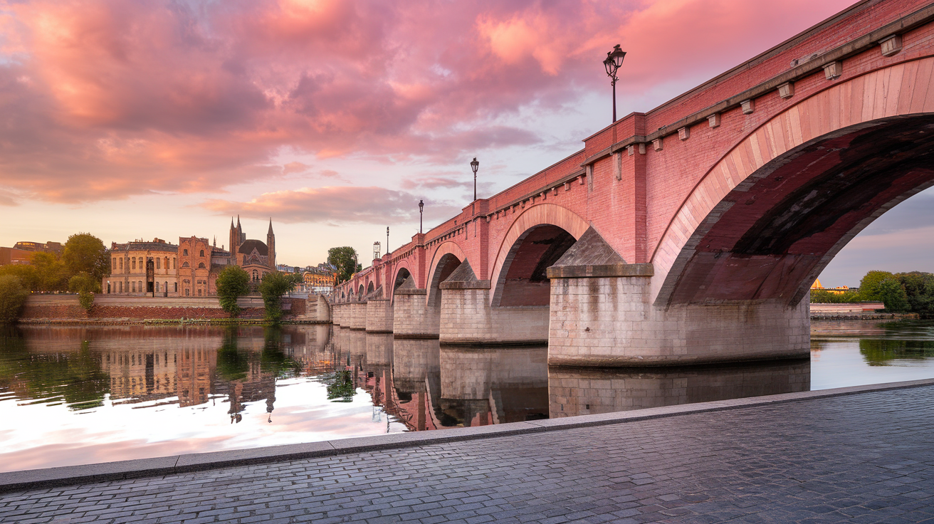 Garonne et ponts de Toulouse
