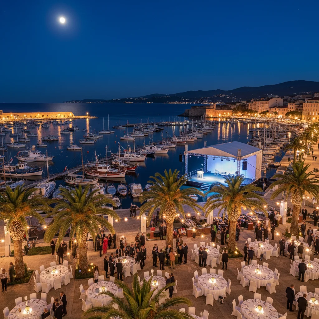 Ajaccio de nuit