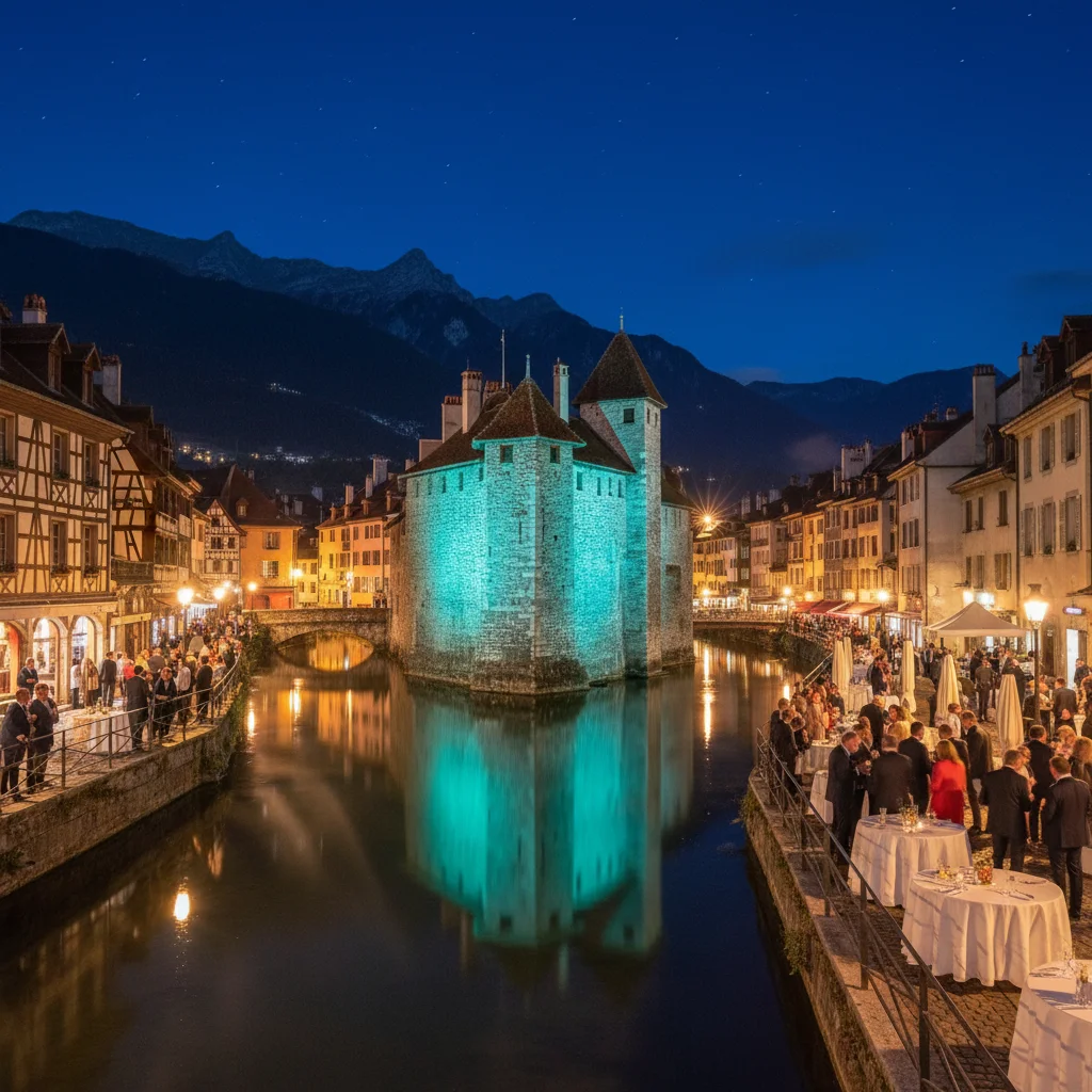 Annecy de nuit