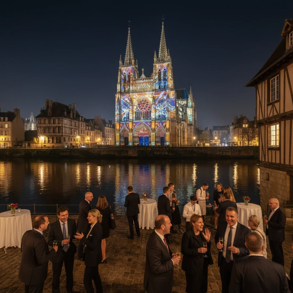 Rouen de nuit
